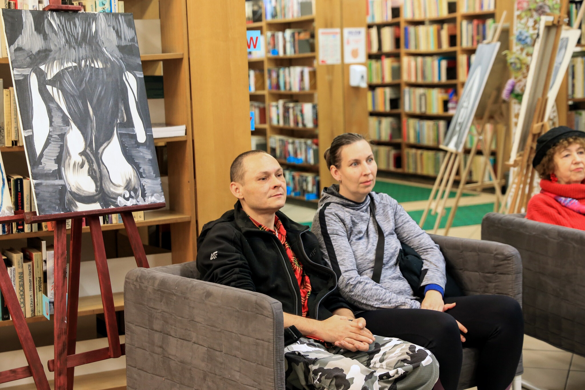 Wernisaż obrazów słupszczanina Grzegorza Liany