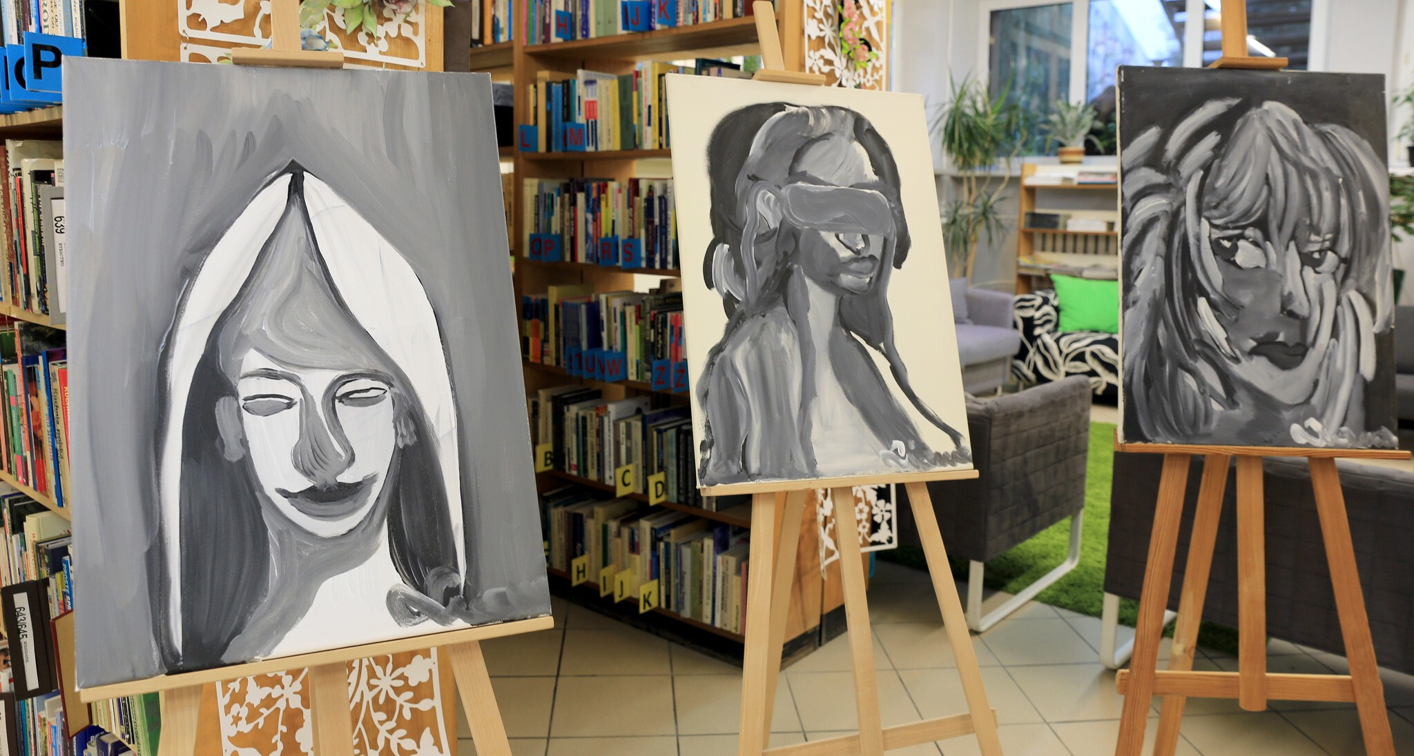 Wernisaż obrazów słupszczanina Grzegorza Liany