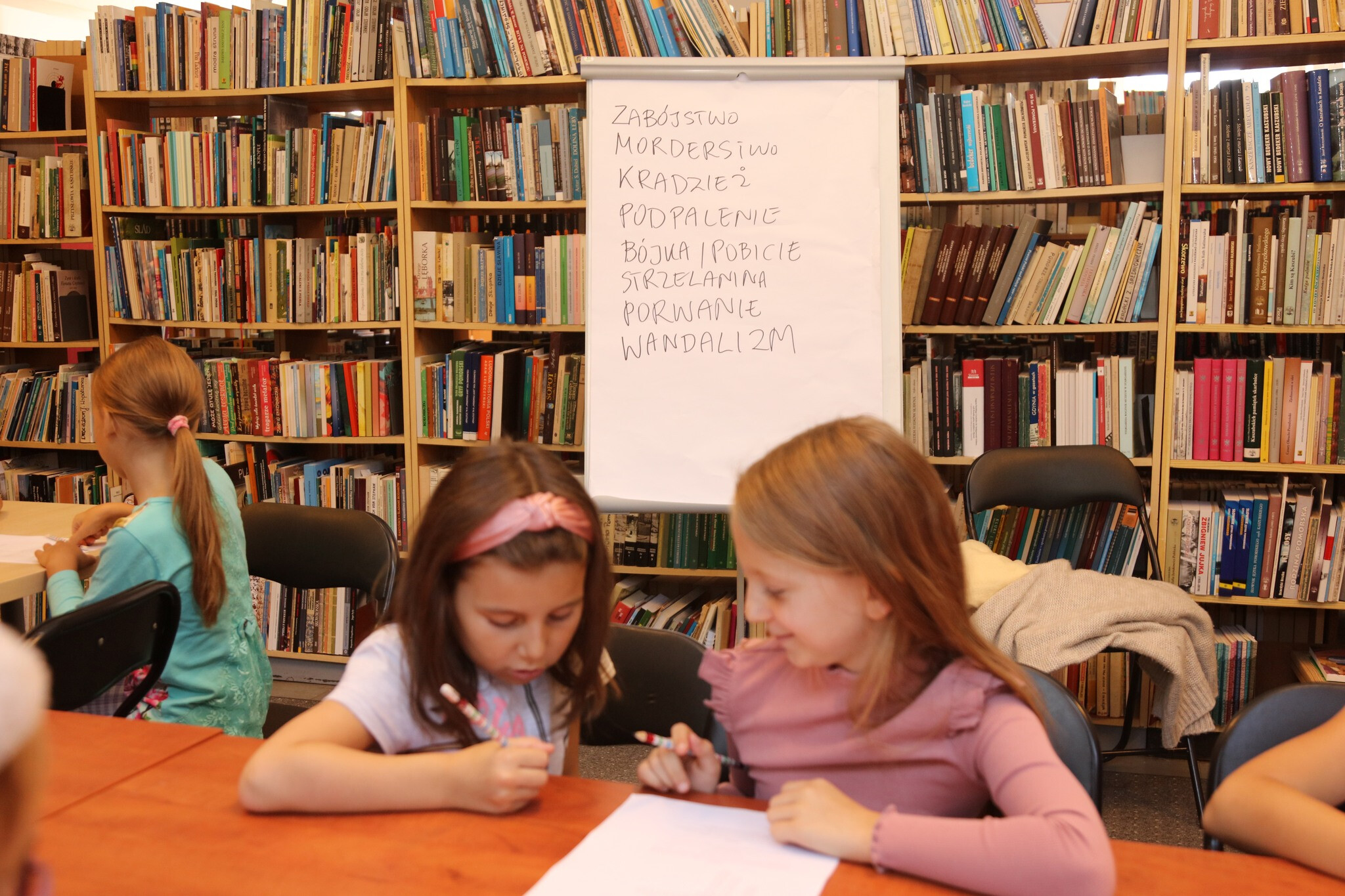 Warsztaty detyktywistycznbe dla dzieci z Joanną Jagiełło