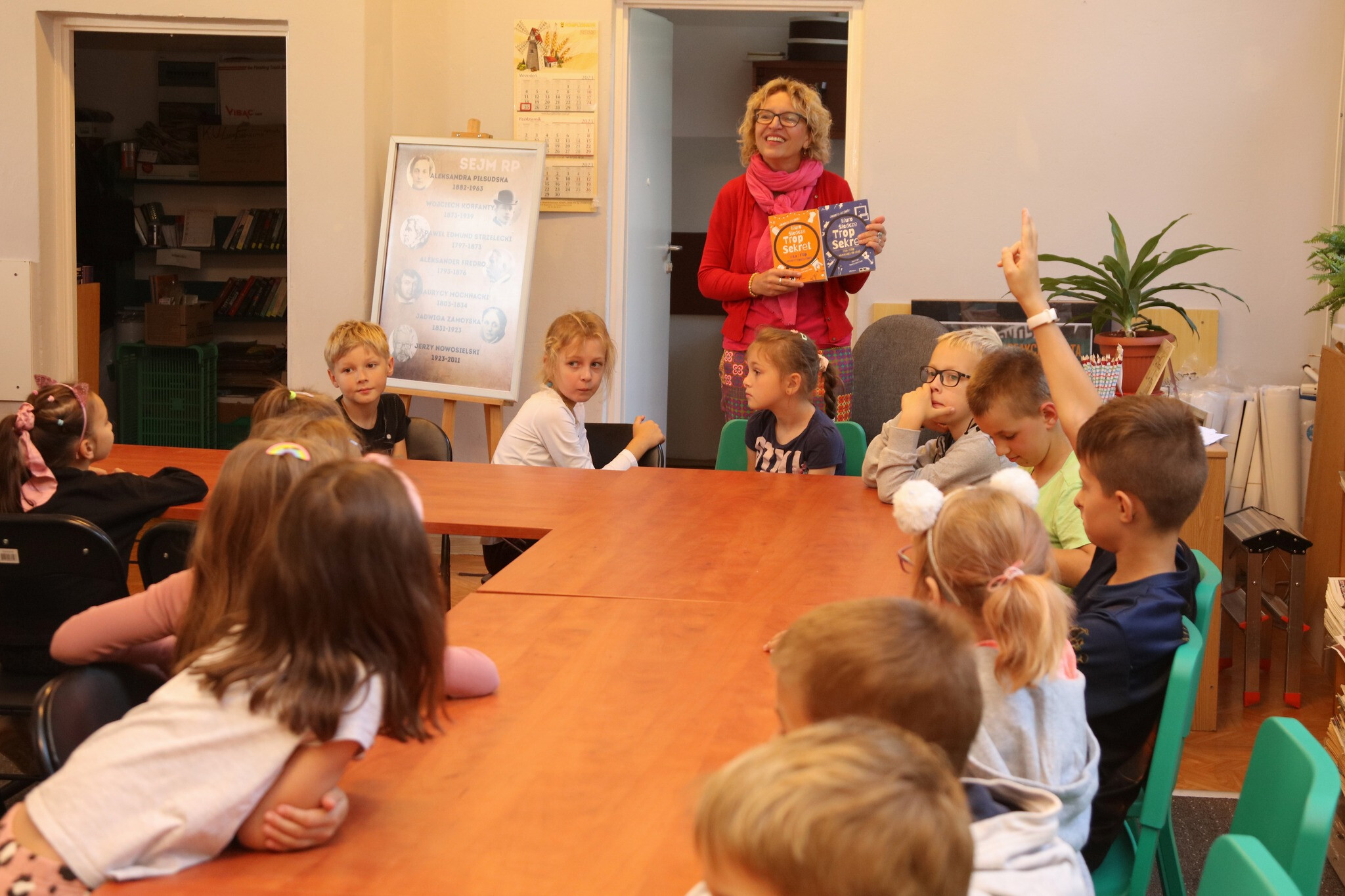 Warsztaty detyktywistycznbe dla dzieci z Joanną Jagiełło