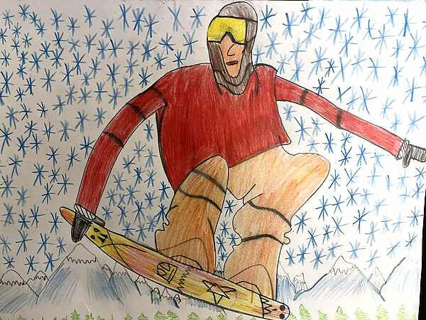 I ty możesz zostać Olimpijczykiem - praca z konkursu plastycznego