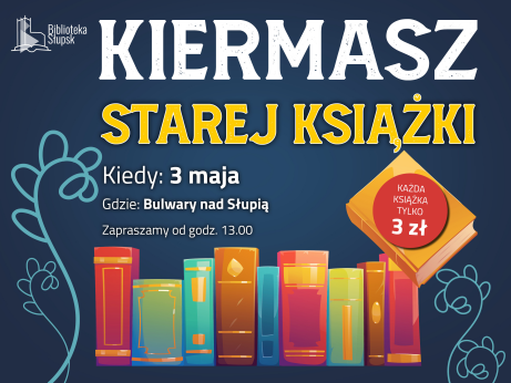 plakat informacyjny dot. Kiermaszu książki