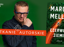 plakat informacyjny dot. spotkania z Marcinem Mellerem