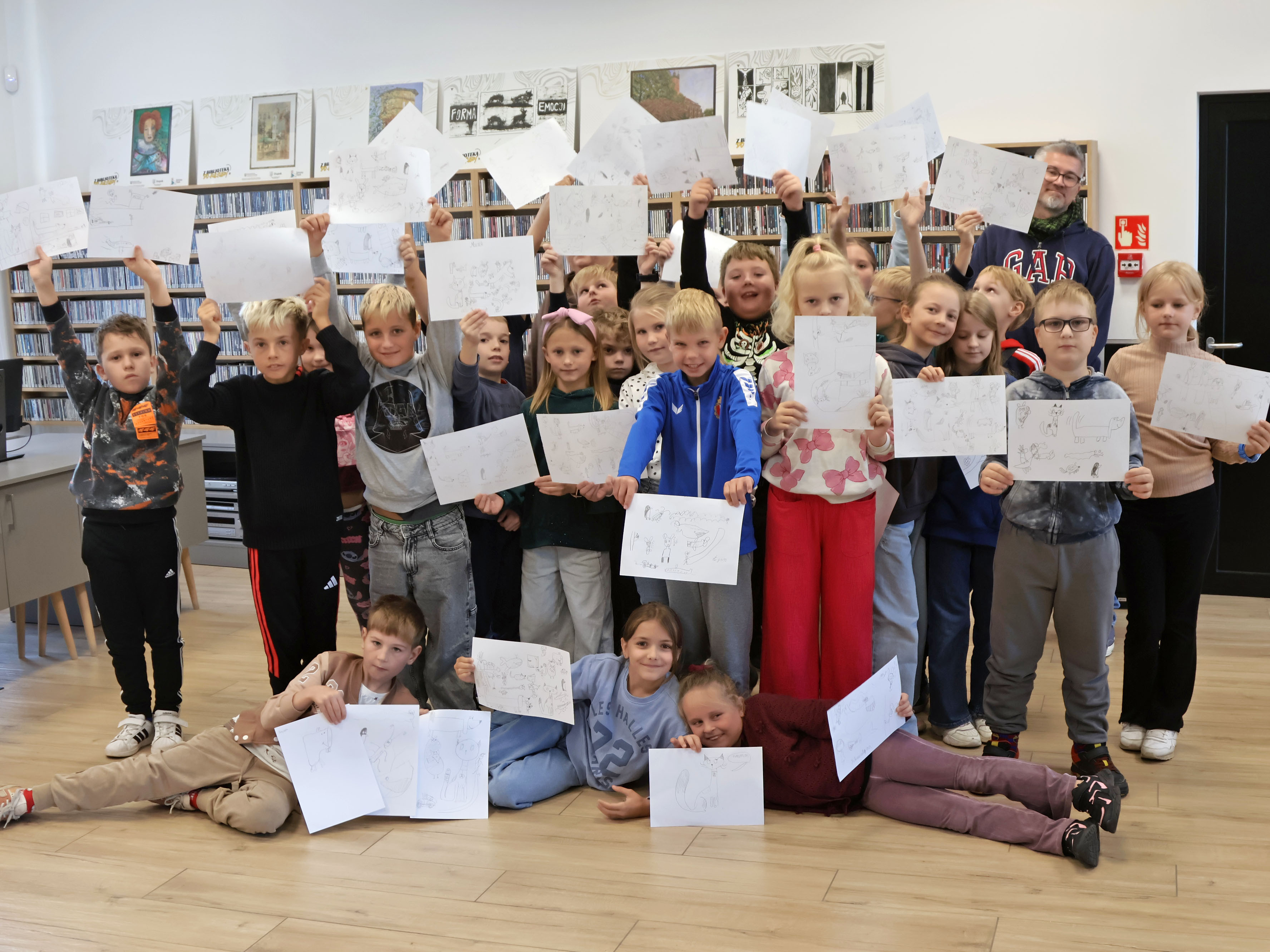 Bartosz Brosz - warsztaty ilustratorskie w Bibliotece
