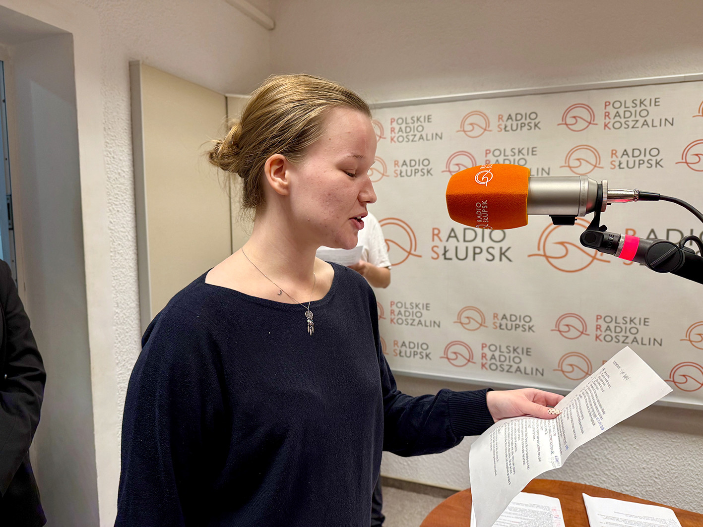 zdjęcie z realizacji nagrań do słuchowiska 