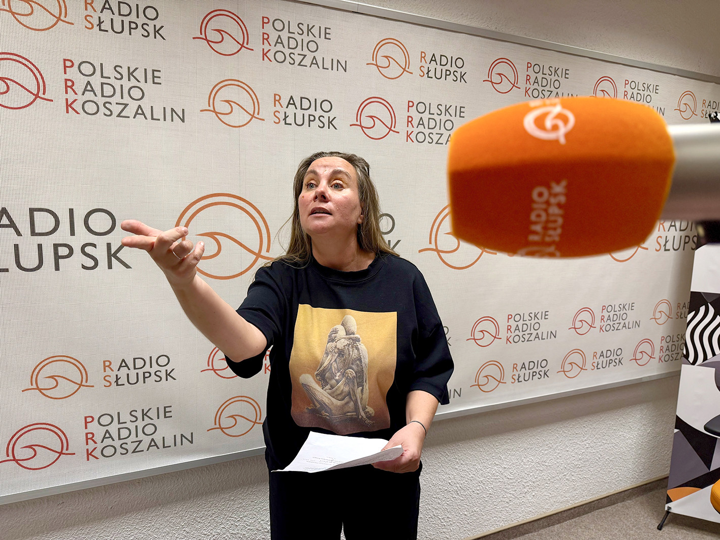 zdjęcie z realizacji nagrań do słuchowiska 