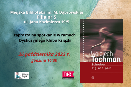 plakat informacyjny dot. spotkania DKK filia nr 5