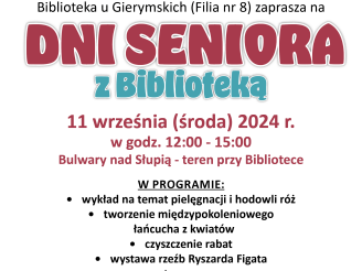 Dni Seniora z Biblioteką!