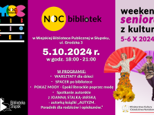 NOC BIBLIOTEK podczas Weekendu Seniora z Kulturą!