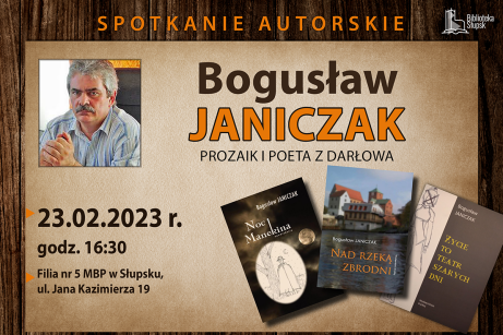 Spotkanie autorskie, Bogusław Janiczak