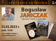 Spotkanie autorskie, Bogusław Janiczak