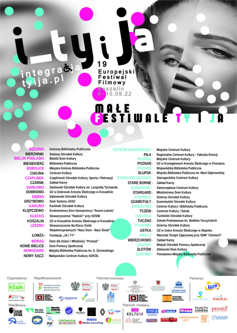 plakat informacyjny dot. Festiwalu filmowego i ty i ja