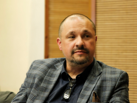 Spotkanie z Bartoszem Niegrebeckiem w MBP Słupsku 13.10.2022