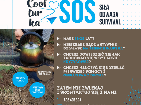 Projekt „SOS – Siła Odwaga Survival” w Klubie Coolturka!