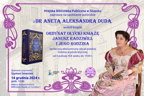 Spotkanie autorskie z Anetą Aleksandrą Dudą