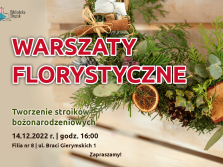 grafika zajawiająca warsztaty florystyczne