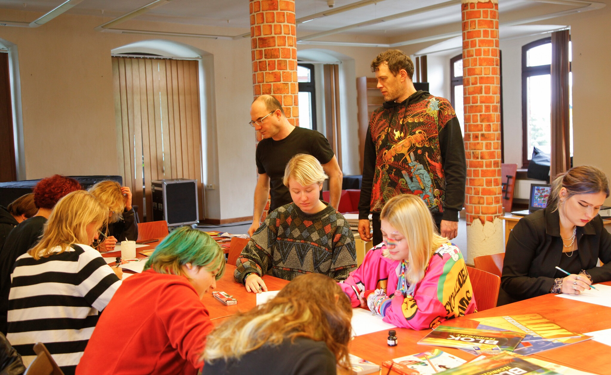 Kobieta - Słowo - Obraz - warsztaty komiksu w MBP w Słupsku 14-15.09.2022