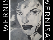 plakat informujący o wernisażu Grzegorza Liany