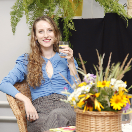 autorka na spotkaniu