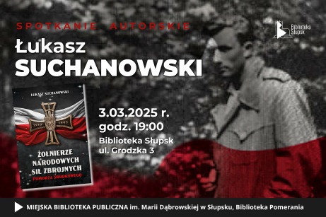 Spotkanie autorskie z Łukaszem Suchanowskim